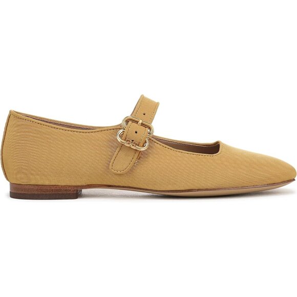 Sam Edelman Womens Mustard Polyester Closed Pointed Toe Ballet Flat Shoes - Picture 6 of 6